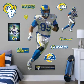 Aaron Donald: RealBig Officially Licensed NFL Removable Wall Decal