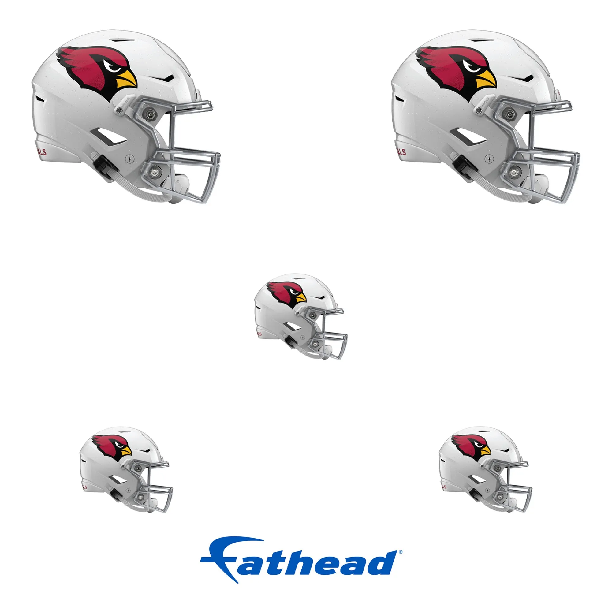 Arizona Cardinals:  Helmet Minis        - Officially Licensed NFL Removable     Adhesive Decal