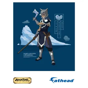 Avatar The Last Airbender: Sokka Poster - Officially Licensed Nickelodeon Removable Adhesive Decal