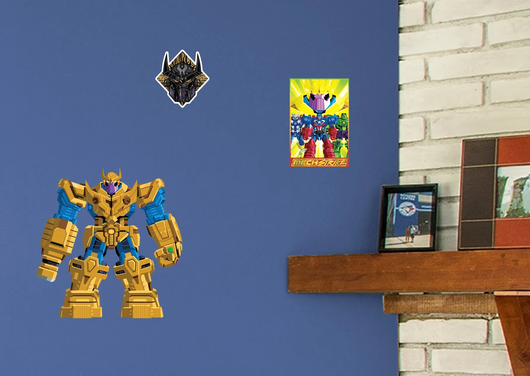 Avengers: Mech Strike:Thanos RealBig        - Officially Licensed Marvel Removable Wall   Adhesive Decal