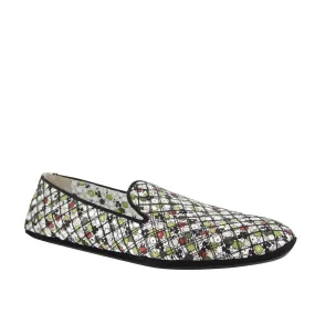 Bottega Veneta Women's Floral Green / Red / Black Fabric / Leather Ballet Flats (39.5 EU / 9.5 US)