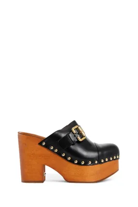 CHLO WOMAN BLACK MULES