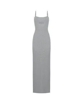 Convertible Slit Maxi Dress