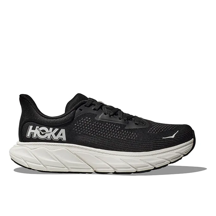 Mens Hoka Arahi 7 in Black/White