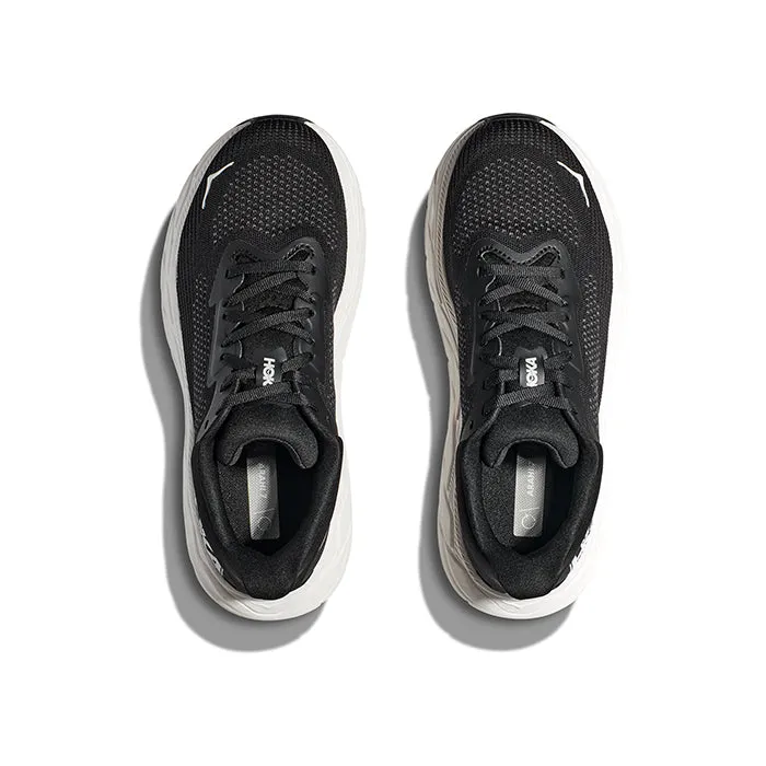 Mens Hoka Arahi 7 in Black/White