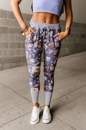 New & Improved Joggers - Dancing Floral