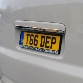 VW T5 Transporter Rear Tailgate Number Plate Edge Trim (Gift Idea)